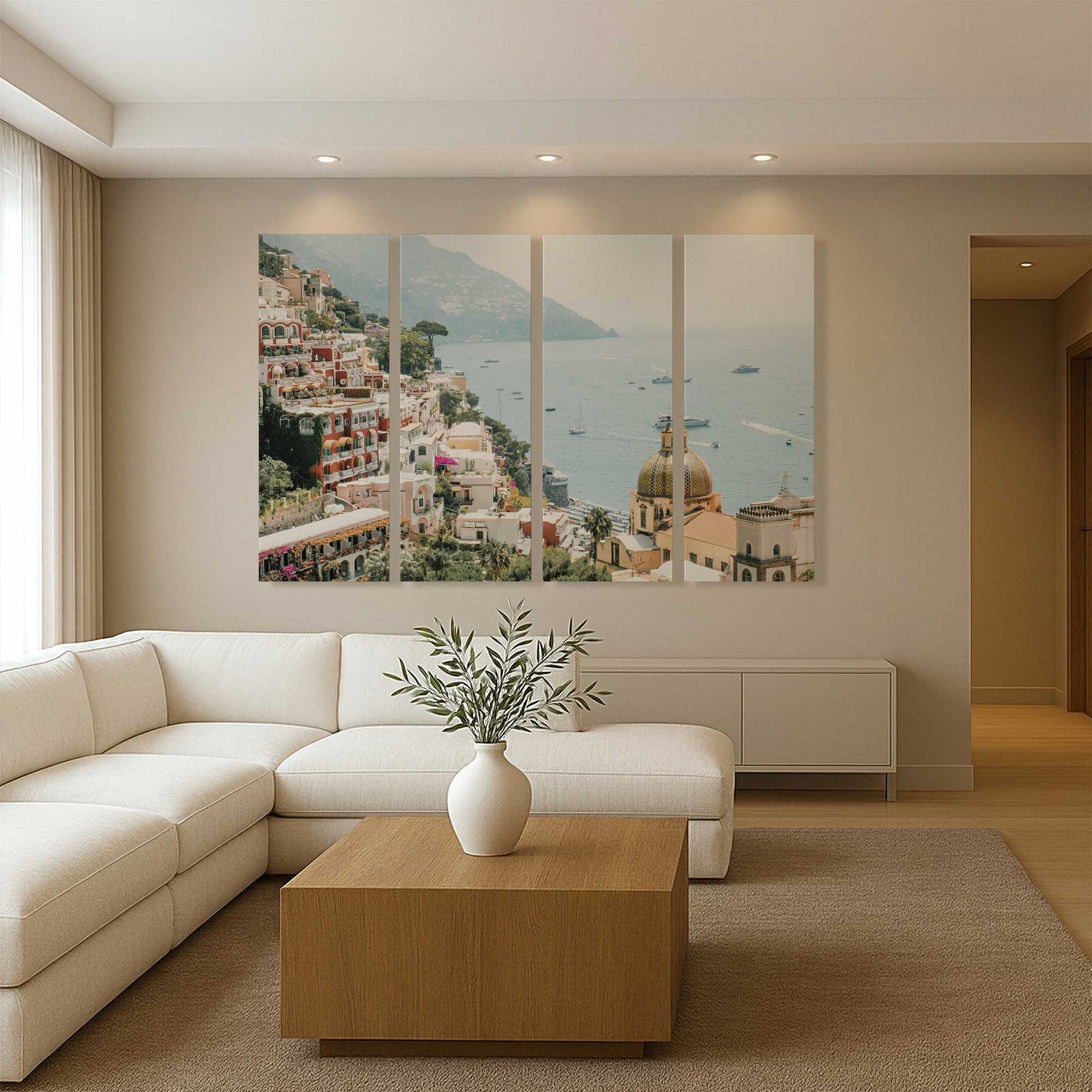 [Color:Stretched Canvas], Picture of art in a room