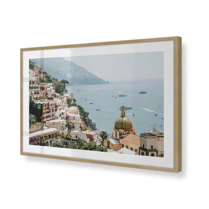 [Color:Brushed Gold] Picture of art in a Brushed Gold frame of the corner