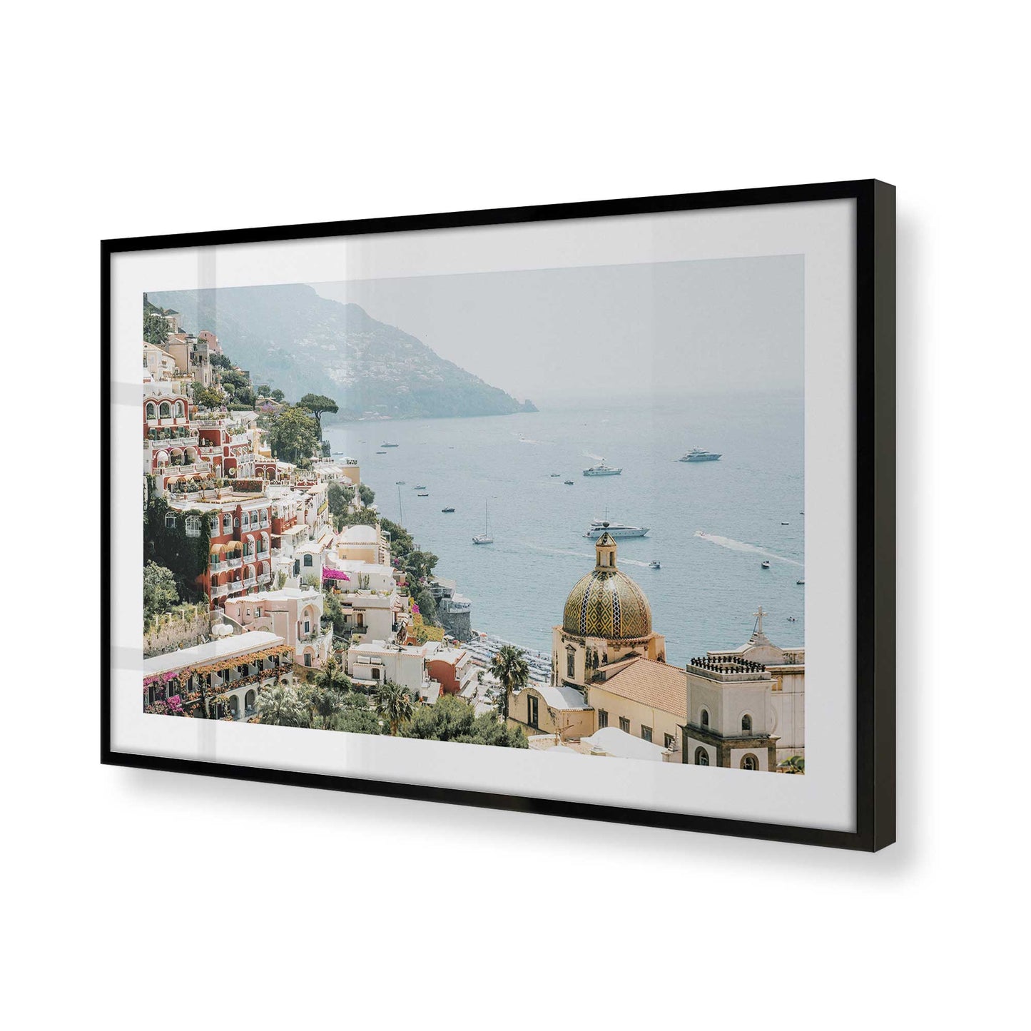 [Color:Satin Black] Picture of art in a Satin Black frame of the corner