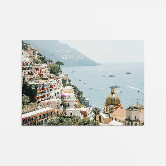 Positano Coastline Promotional Rolled Print