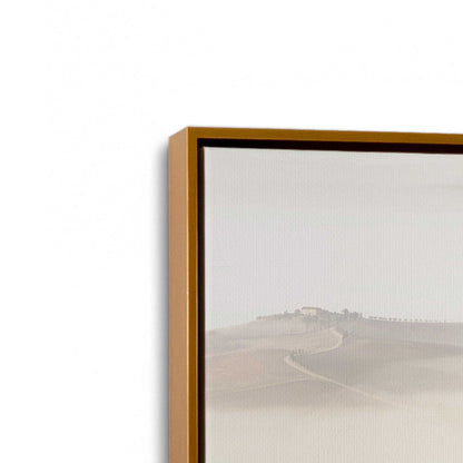 [Color:Polished Gold] Picture of art in a Polished Gold frame at an angle