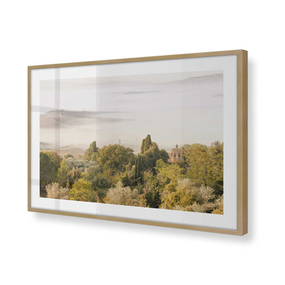 [Color:Brushed Gold] Picture of art in a Brushed Gold frame of the corner