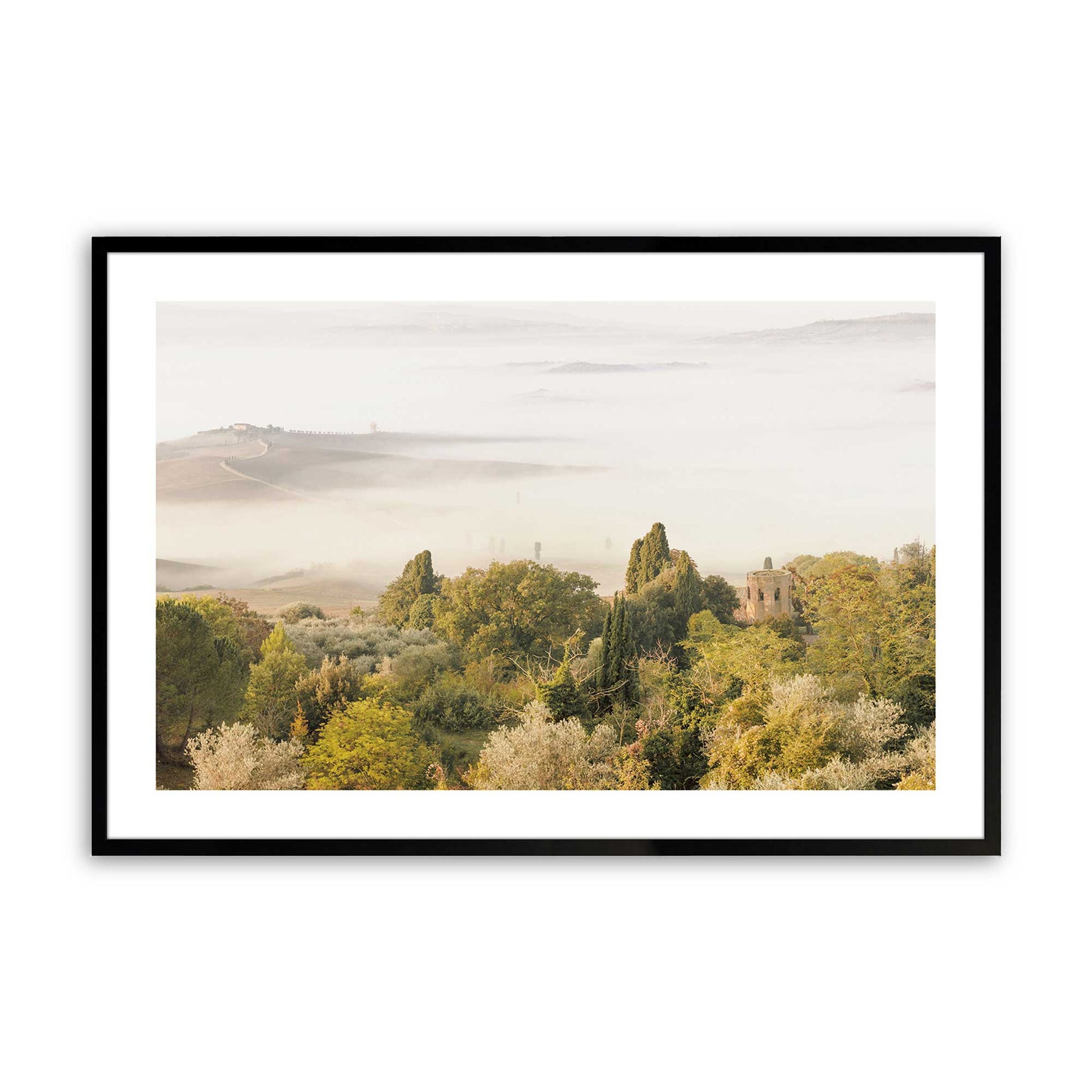 [Color:Satin Black], Picture of art in a Satin Black frame