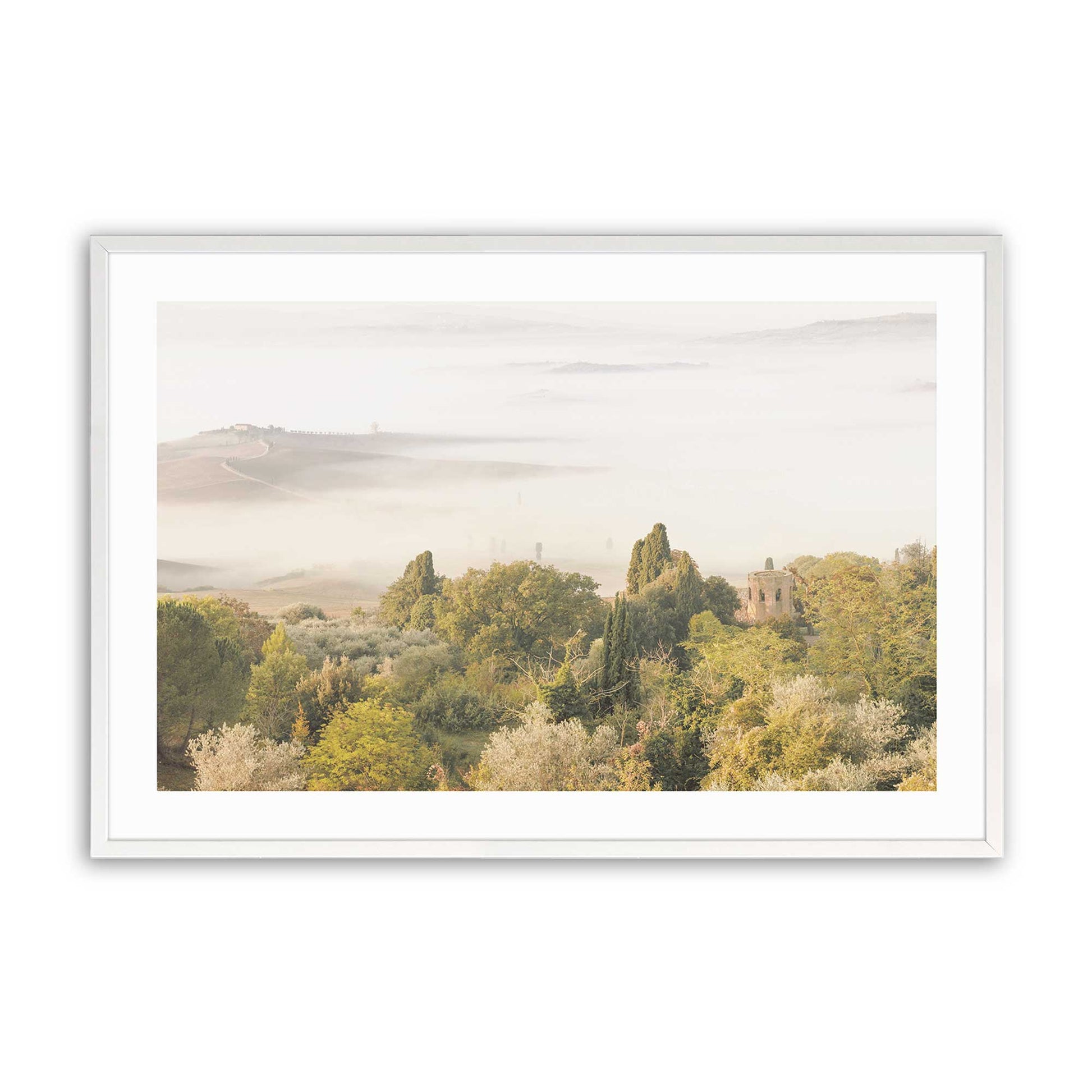 [Color:Opaque White] Picture of art in a Opaque White frame