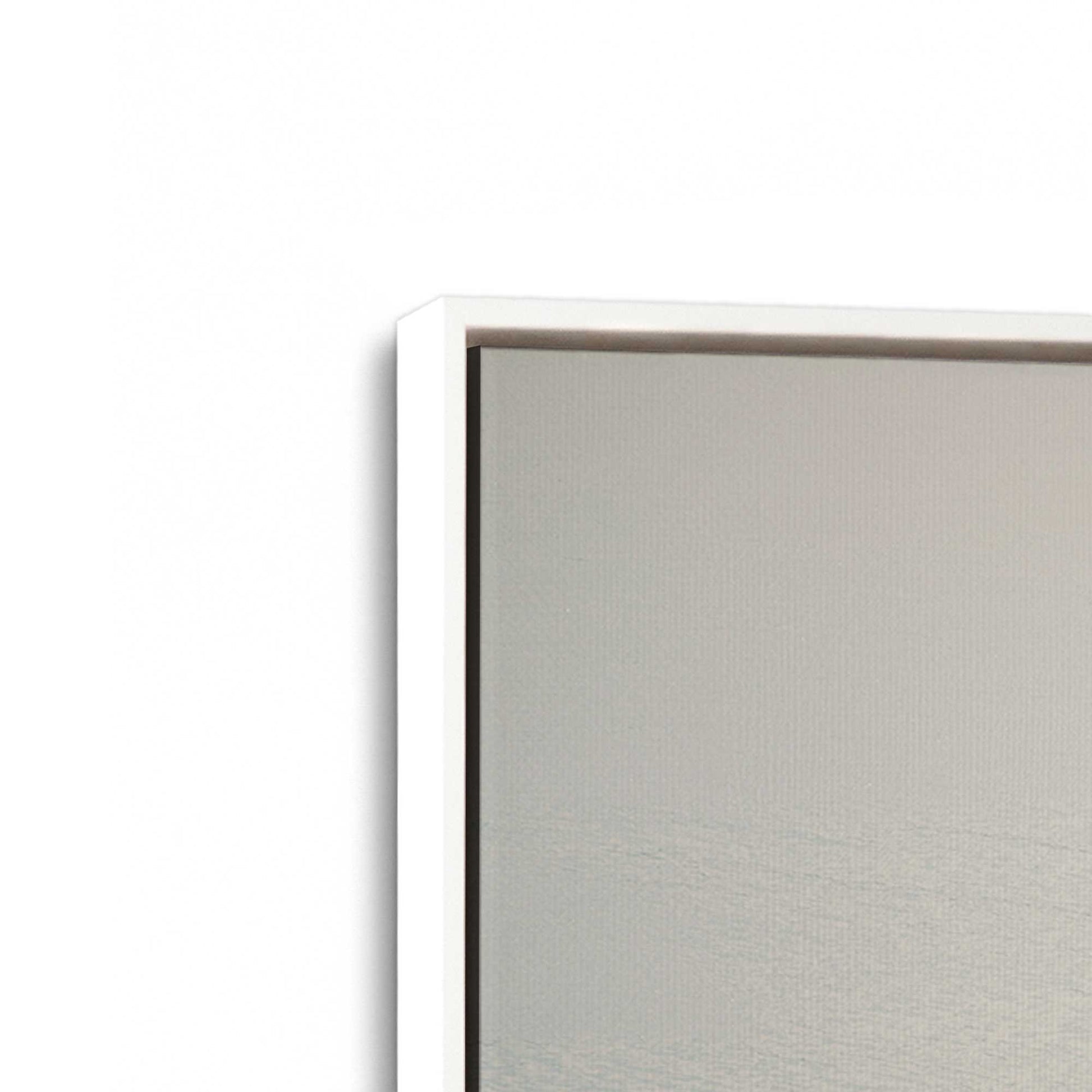 [Color:Opaque White] Picture of art in a White frame at an angle