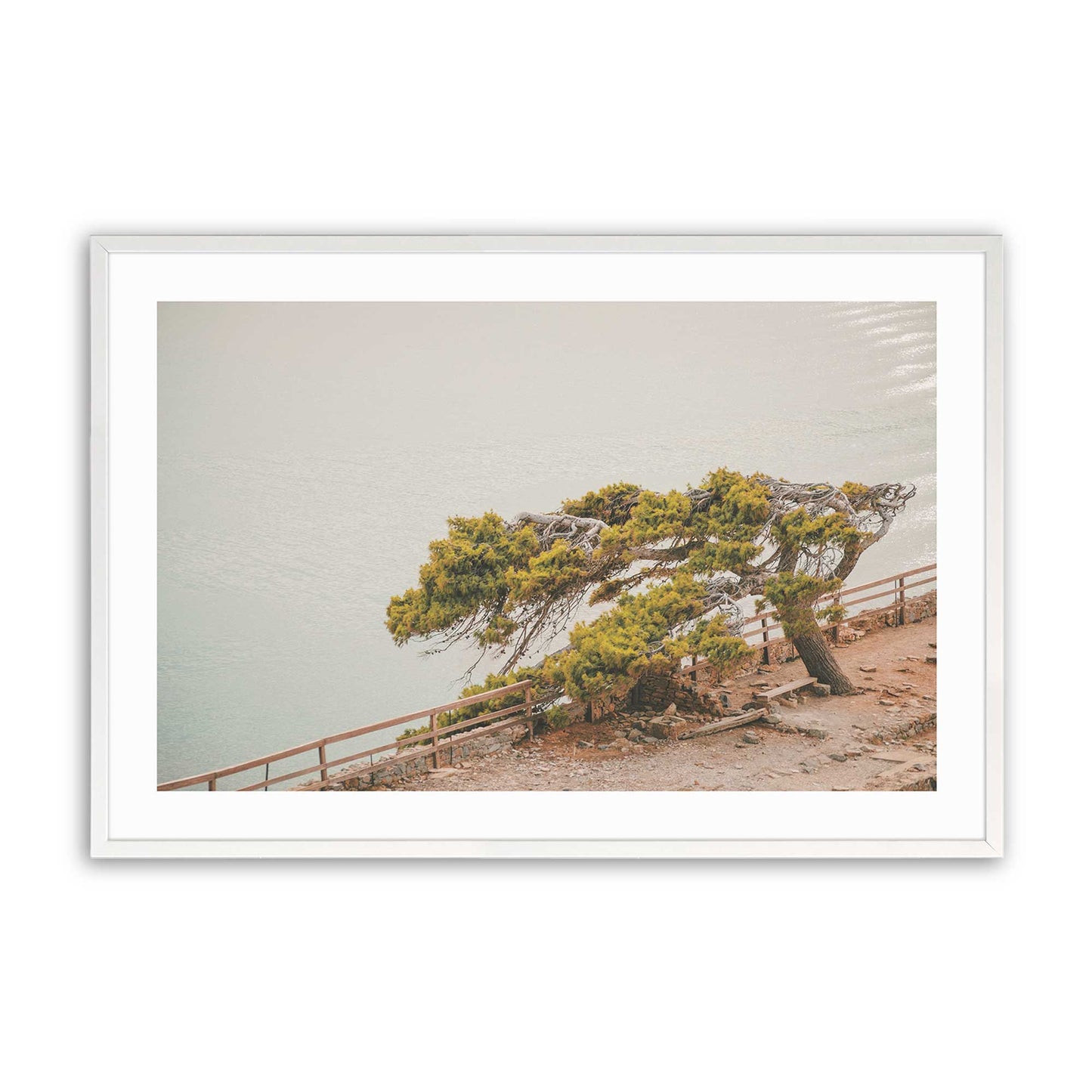 [Color:Opaque White] Picture of art in a Opaque White frame