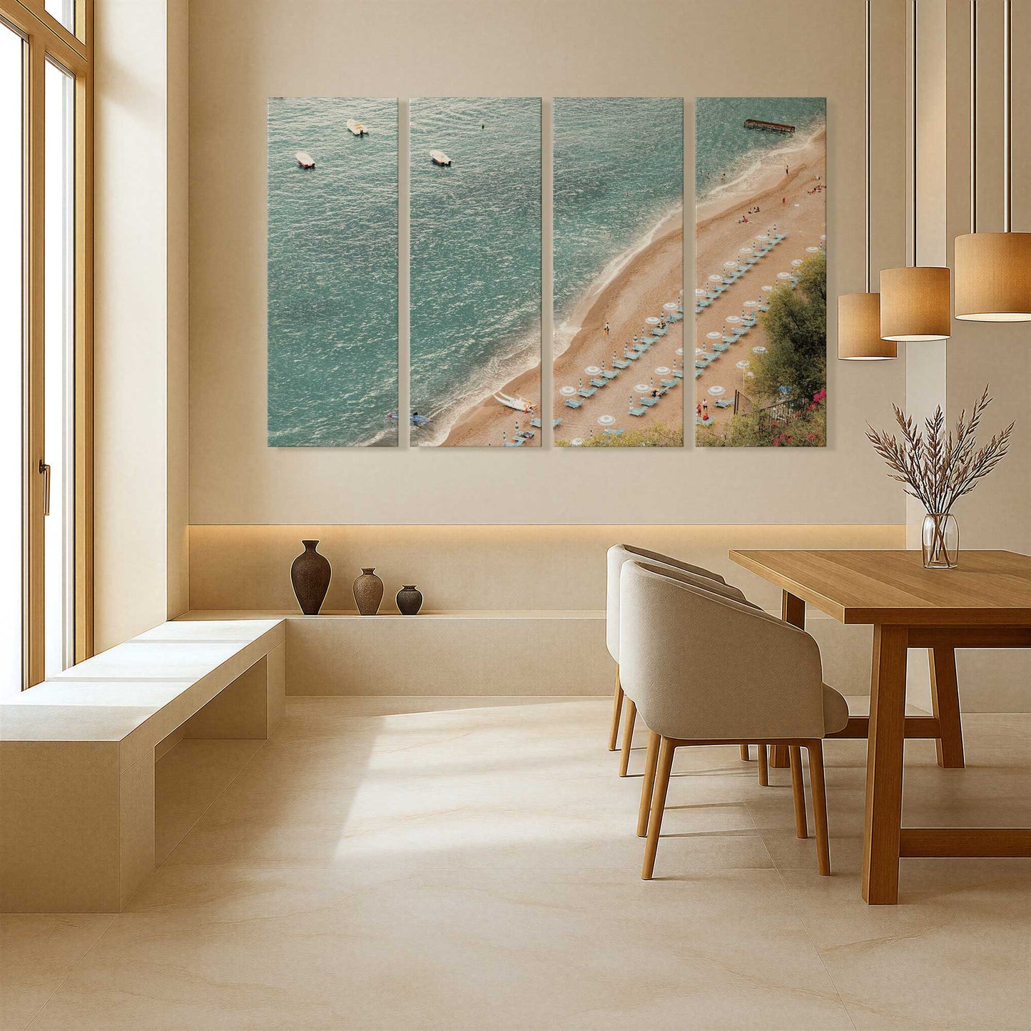 [Color:Stretched Canvas], Picture of art in a room
