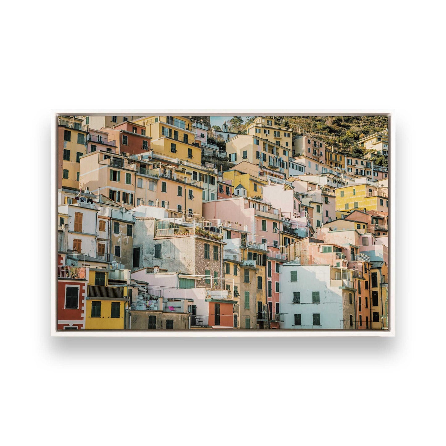 [Color:Opaque White] Picture of art in a White frame