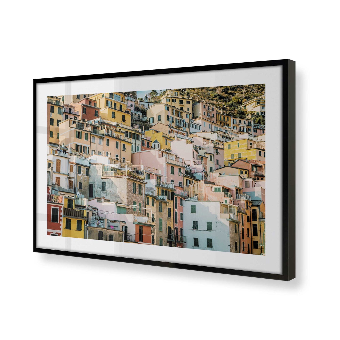 [Color:Satin Black] Picture of art in a Satin Black frame of the corner