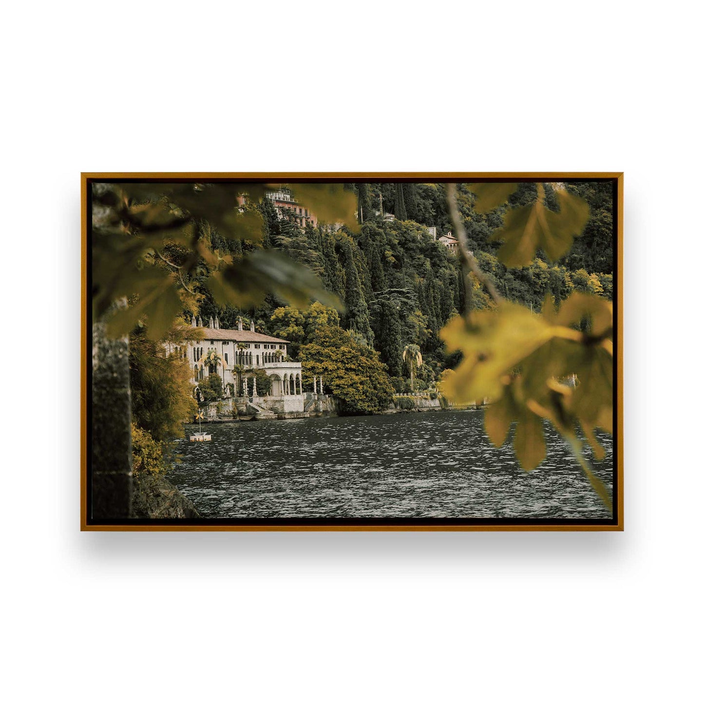 [Color:Polished Gold] Picture of art in a Polished Gold frame