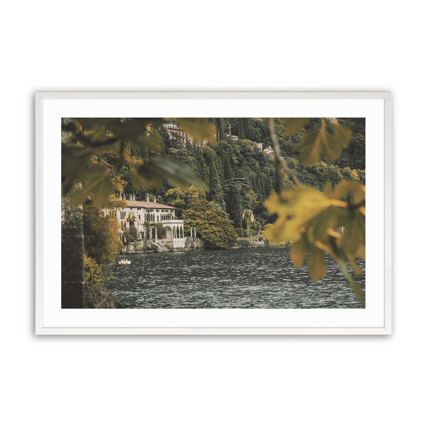 [Color:Opaque White] Picture of art in a Opaque White frame