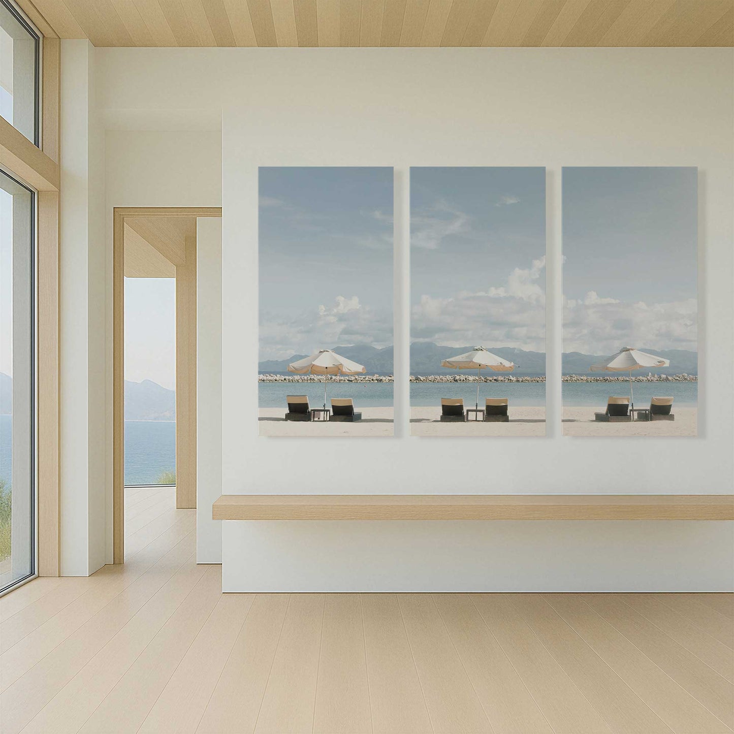[Color:Stretched Canvas], Picture of art in a room