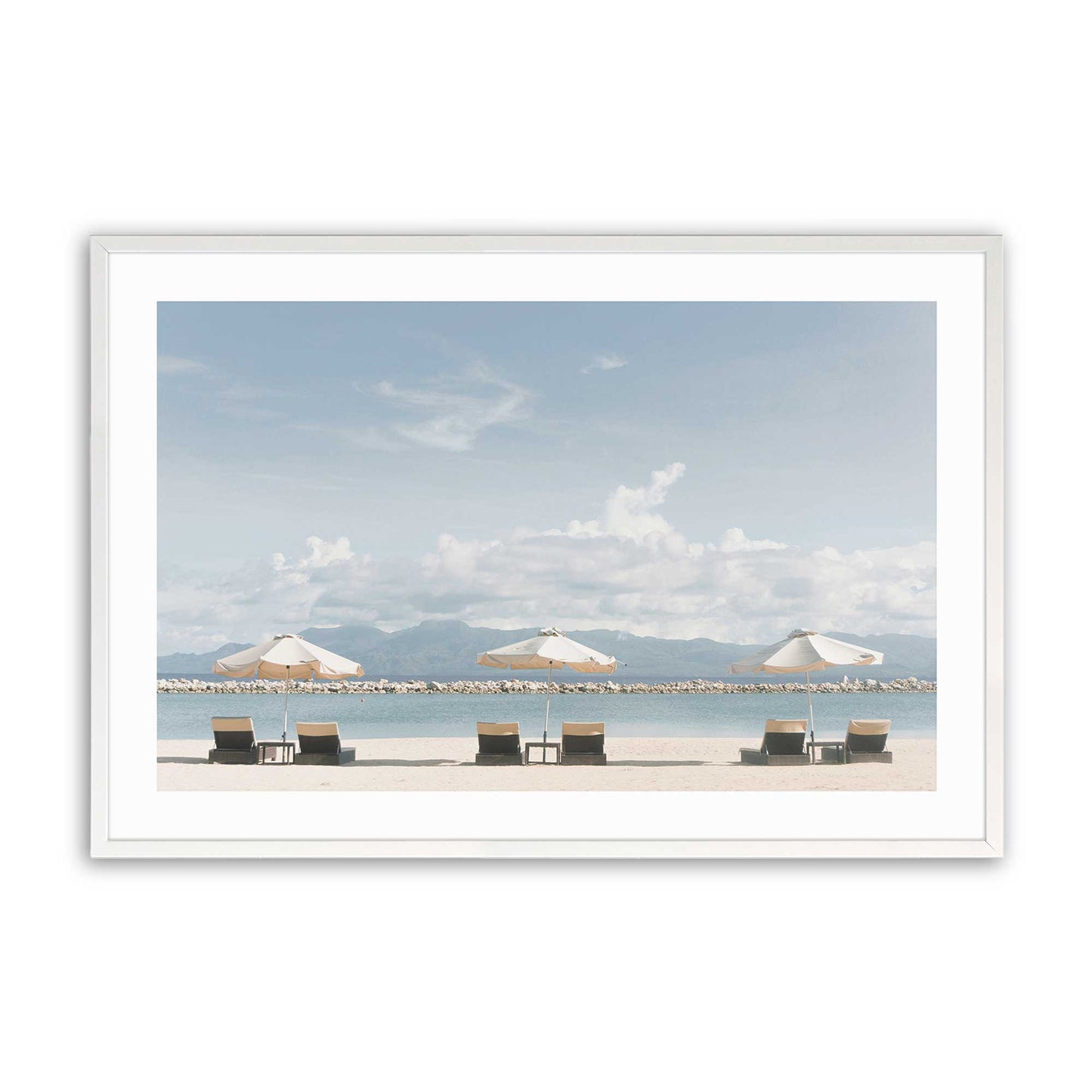 [Color:Opaque White] Picture of art in a Opaque White frame