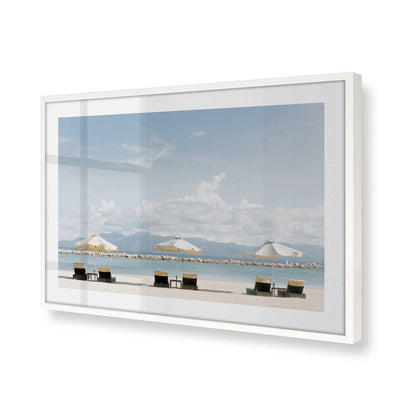 [Color:Opaque White] Picture of art in a Opaque White frame of the corner