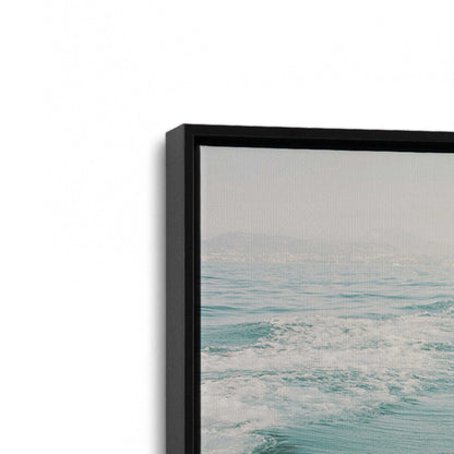 [Color:Satin Black] Picture of art in a Satin Black frame at an angle