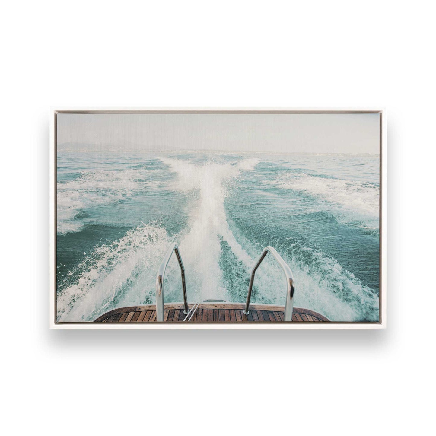 [Color:Opaque White] Picture of art in a White frame