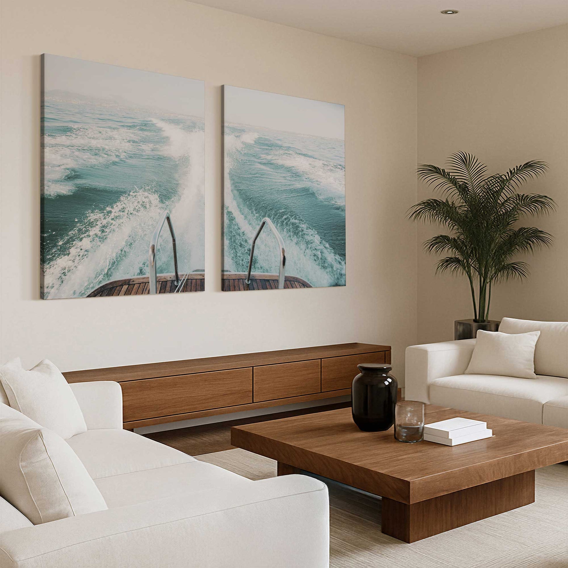 [Color:Stretched Canvas], Picture of art in a room