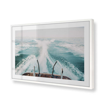 [Color:Opaque White] Picture of art in a Opaque White frame of the corner