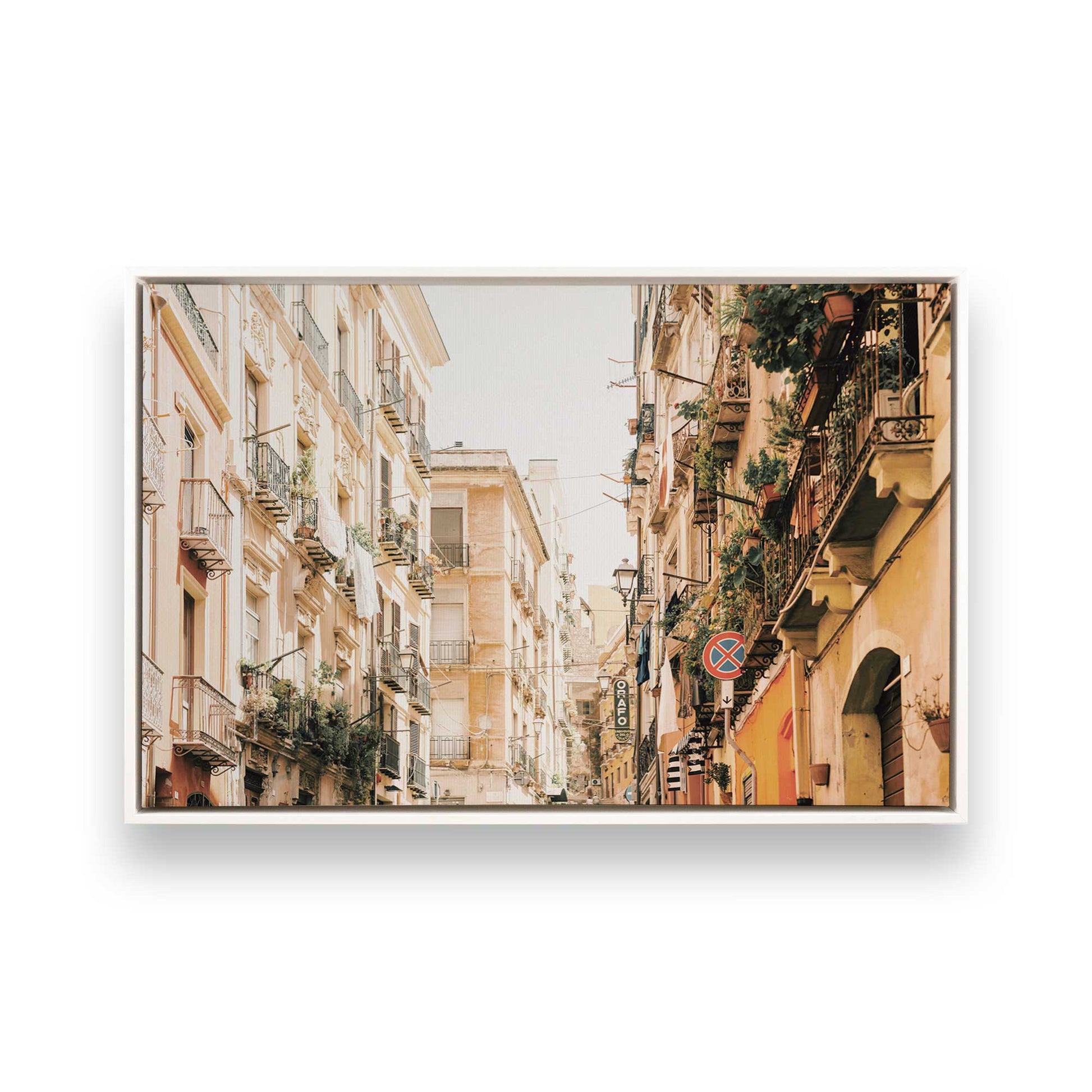 [Color:Opaque White] Picture of art in a White frame