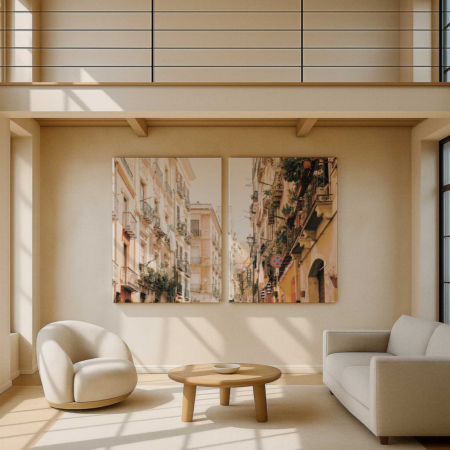 [Color:Stretched Canvas], Picture of art in a room