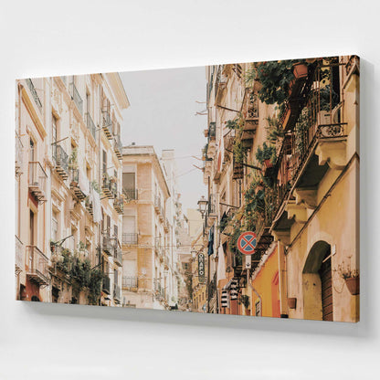 [Color:Stretched Canvas], Picture of art at an angle