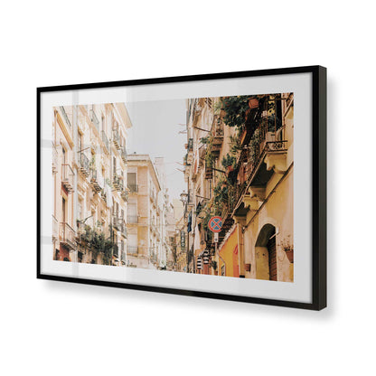 [Color:Satin Black] Picture of art in a Satin Black frame of the corner