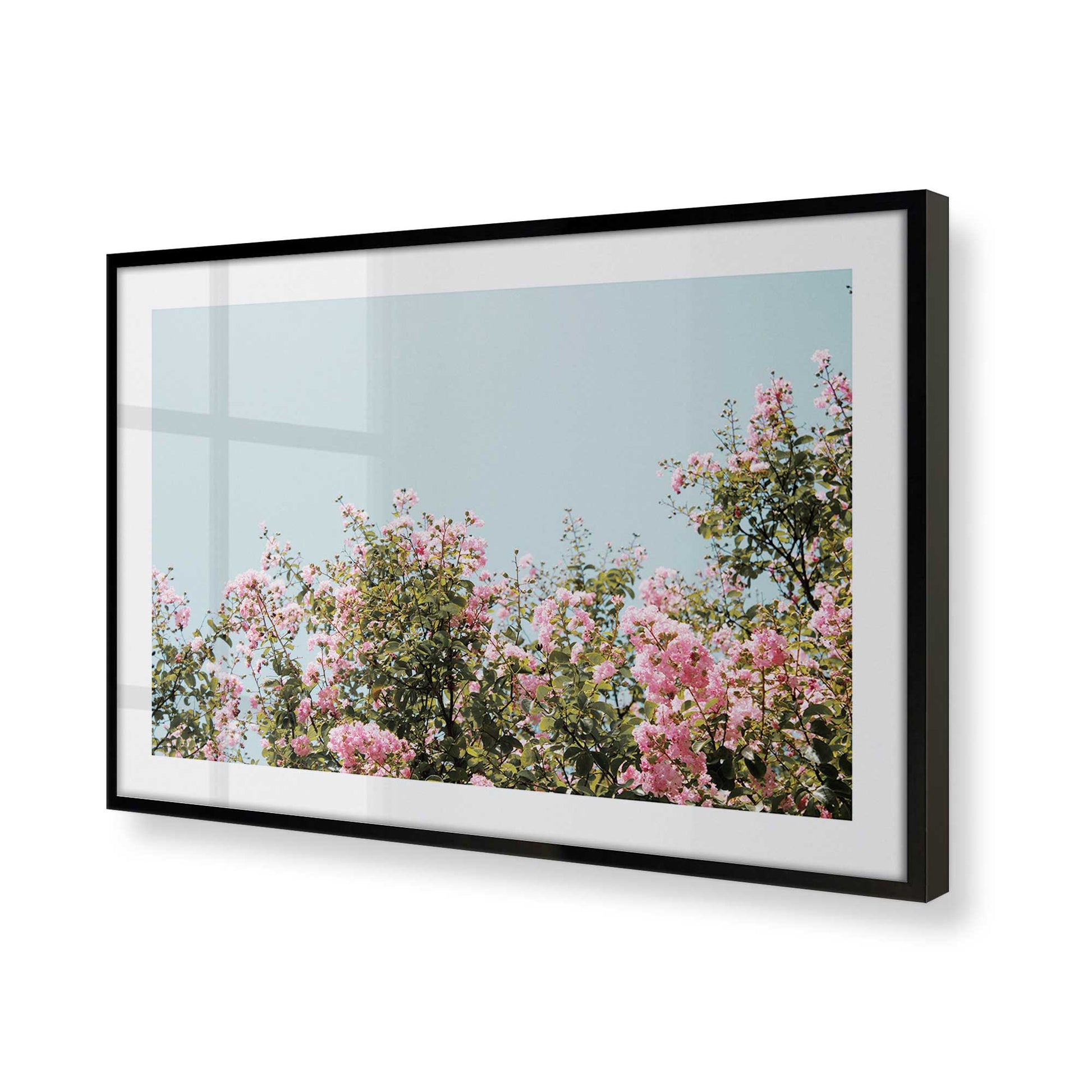 [Color:Satin Black] Picture of art in a Satin Black frame of the corner