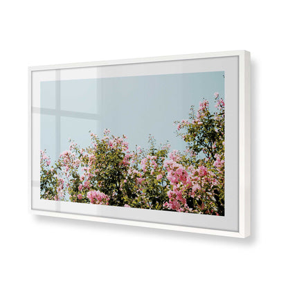 [Color:Opaque White] Picture of art in a Opaque White frame of the corner