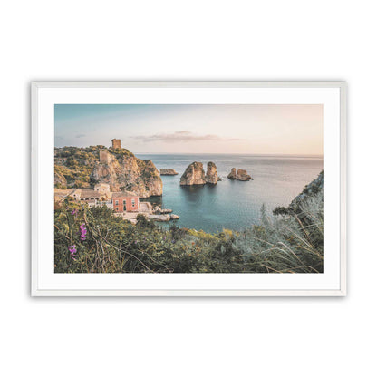 [Color:Opaque White] Picture of art in a Opaque White frame