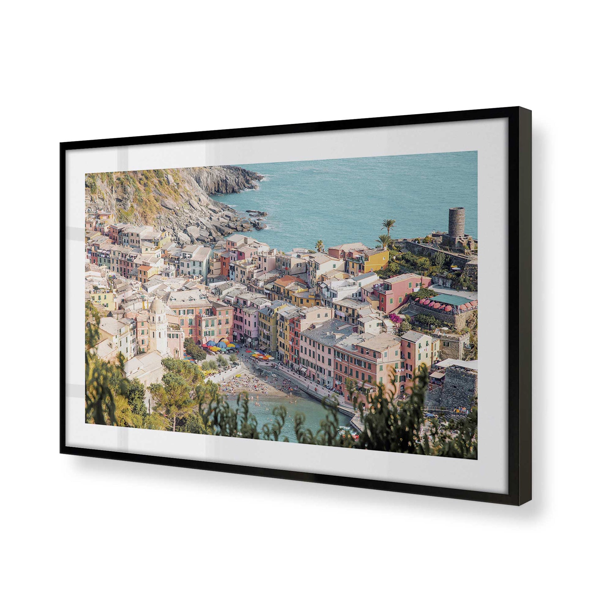 [Color:Satin Black] Picture of art in a Satin Black frame of the corner