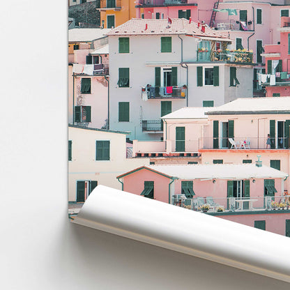 Pastel Village Promotional Rolled Print