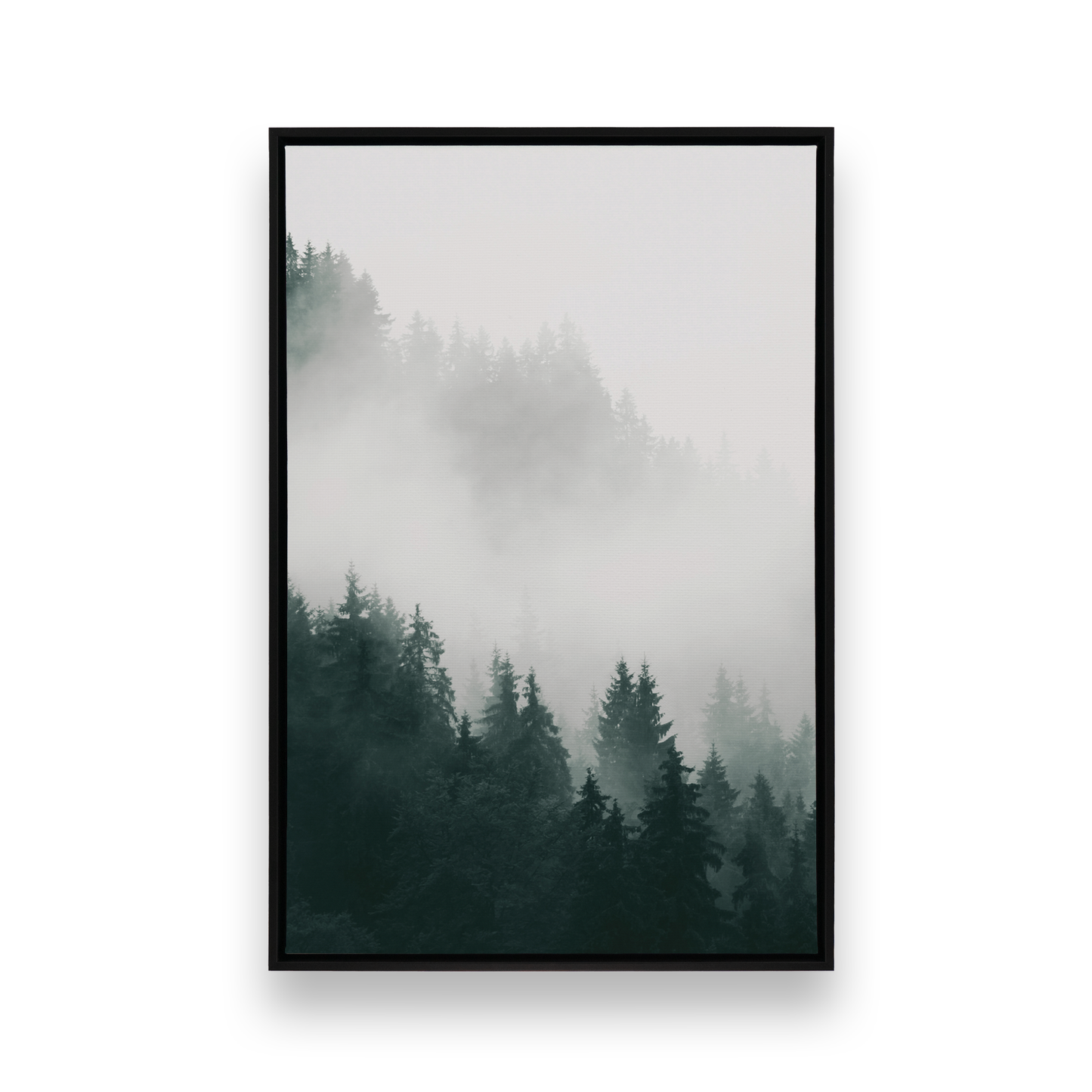 Picture of art in a Satin Black frame