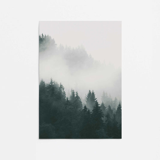Enchanting Emerald Peaks Promotional Rolled Print