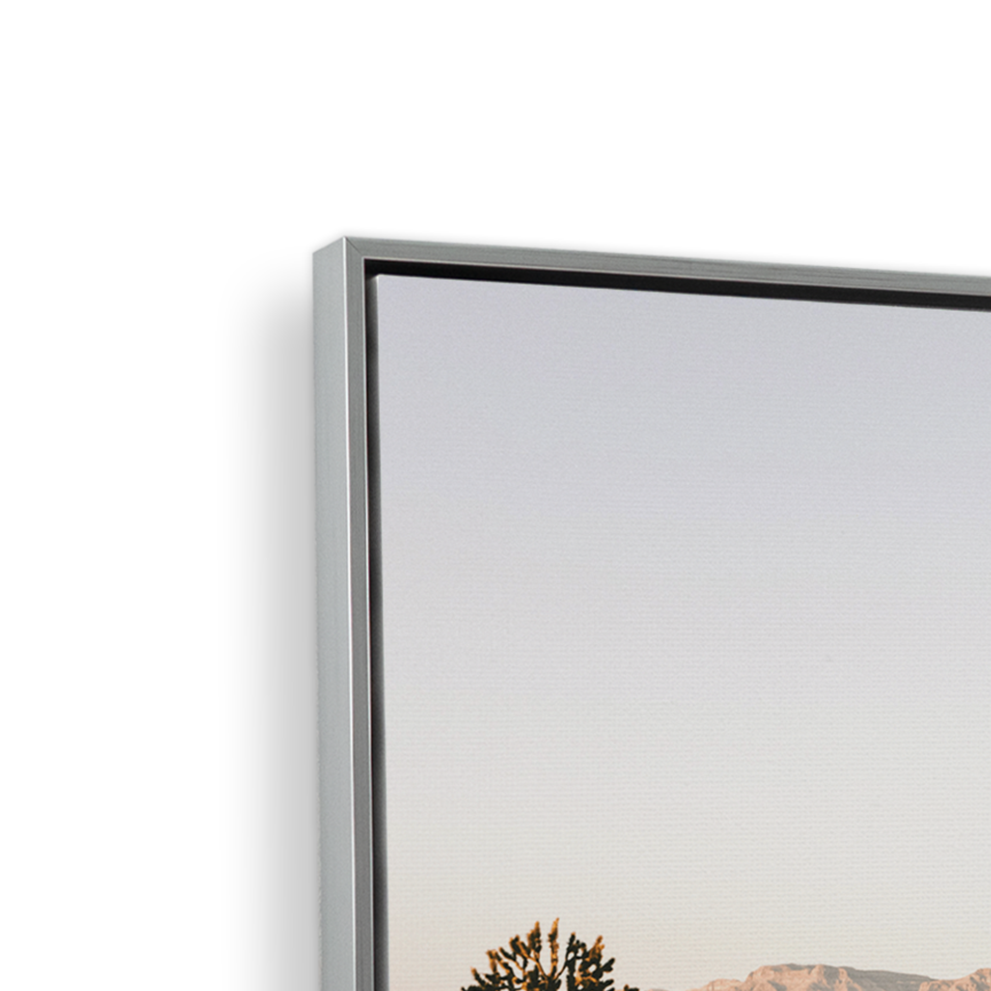 [color:Polished Chrome], Picture of art in frame