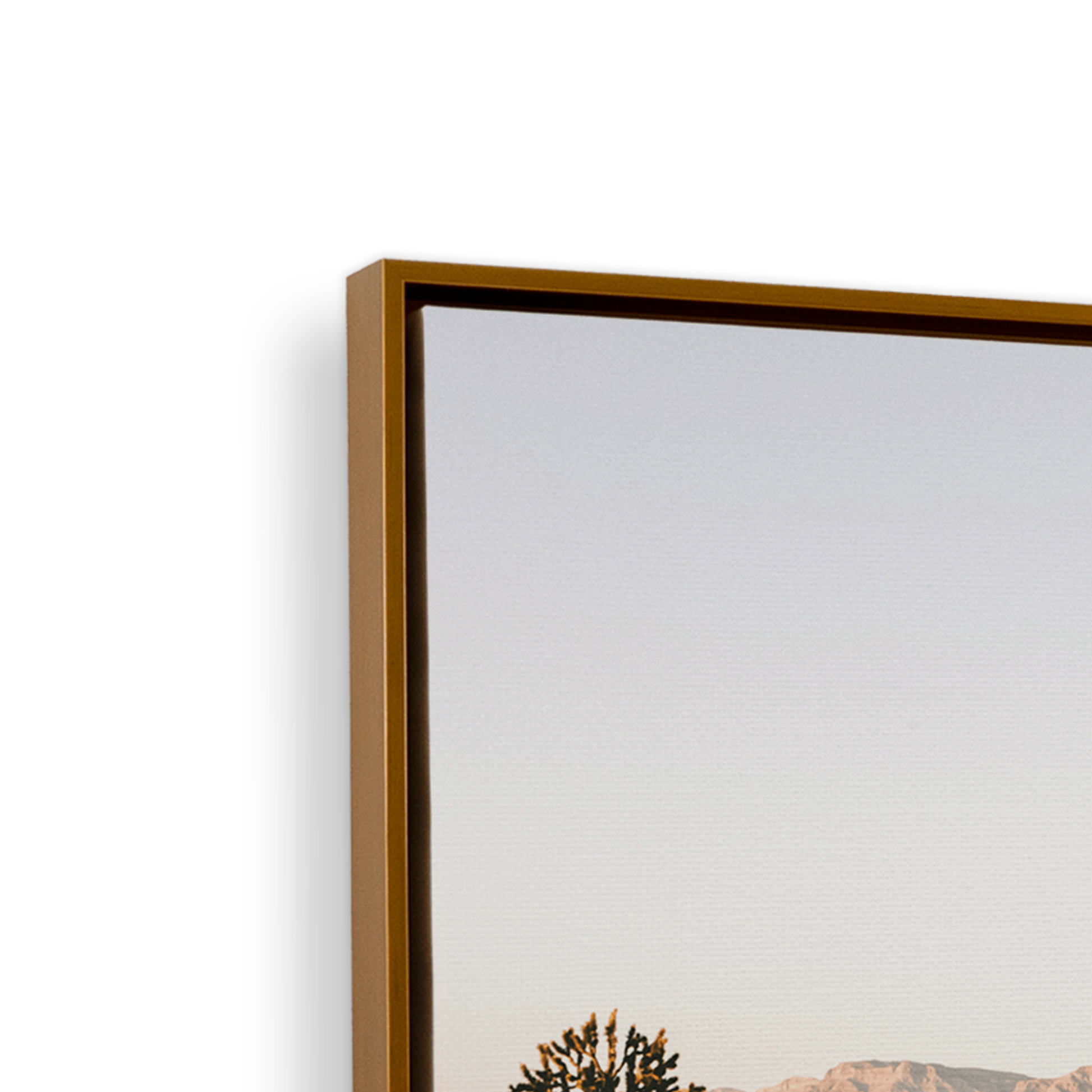 [color:Polished Gold], Picture of art in frame