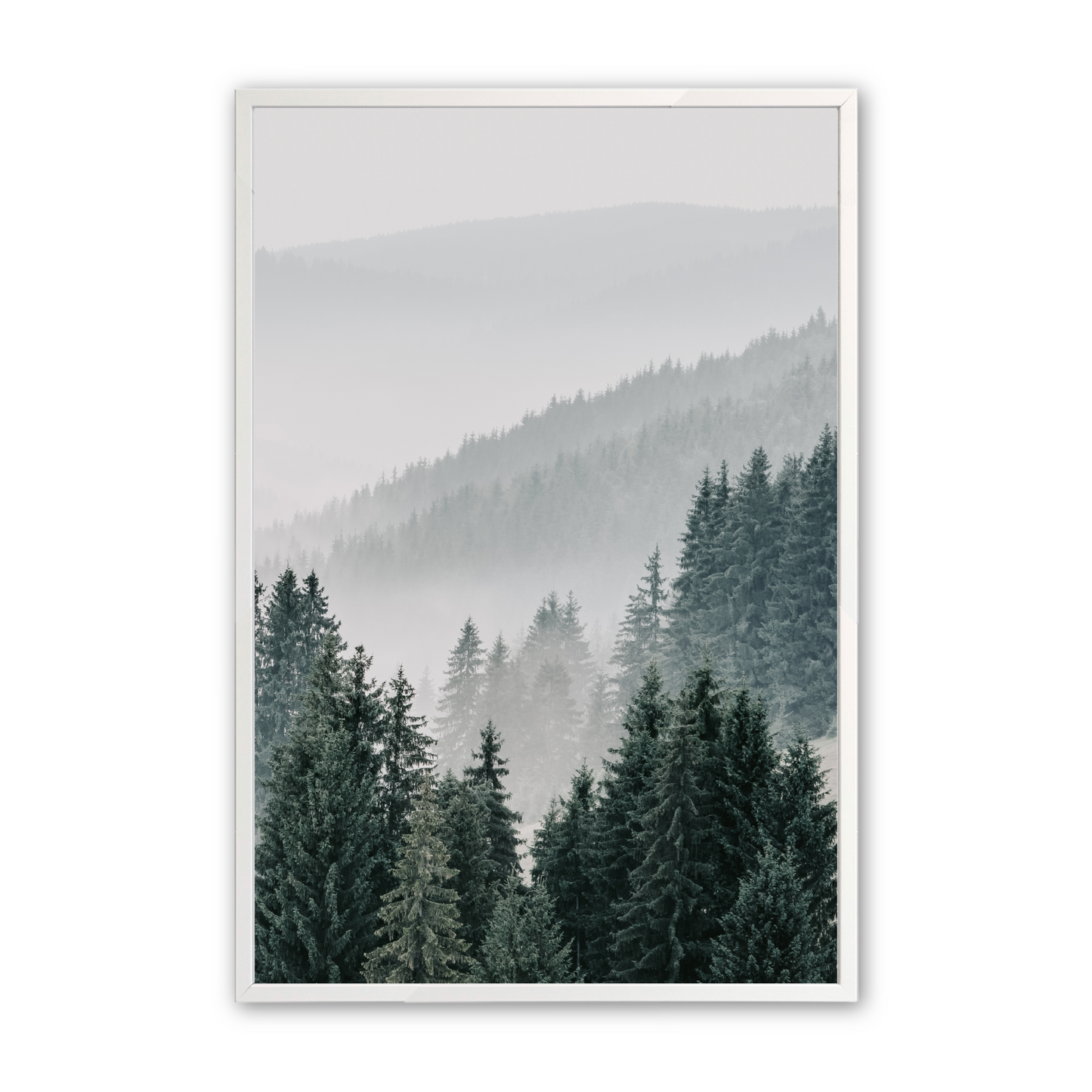 [Color:Opaque White], Art in our Opaque White wood frame