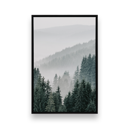 Picture of art in a Satin Black frame