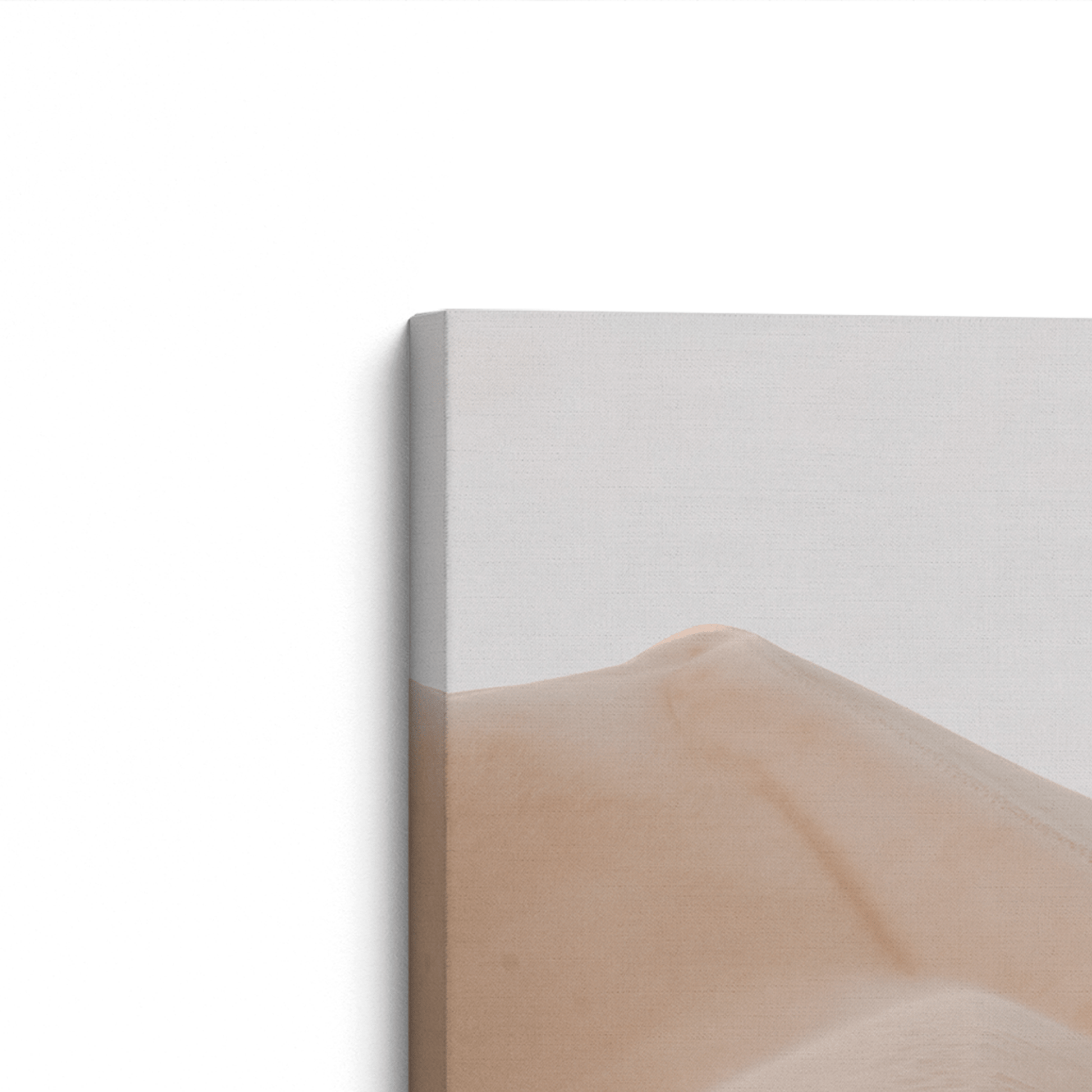 [Color:Stretched Canvas], Picture of art on an angle