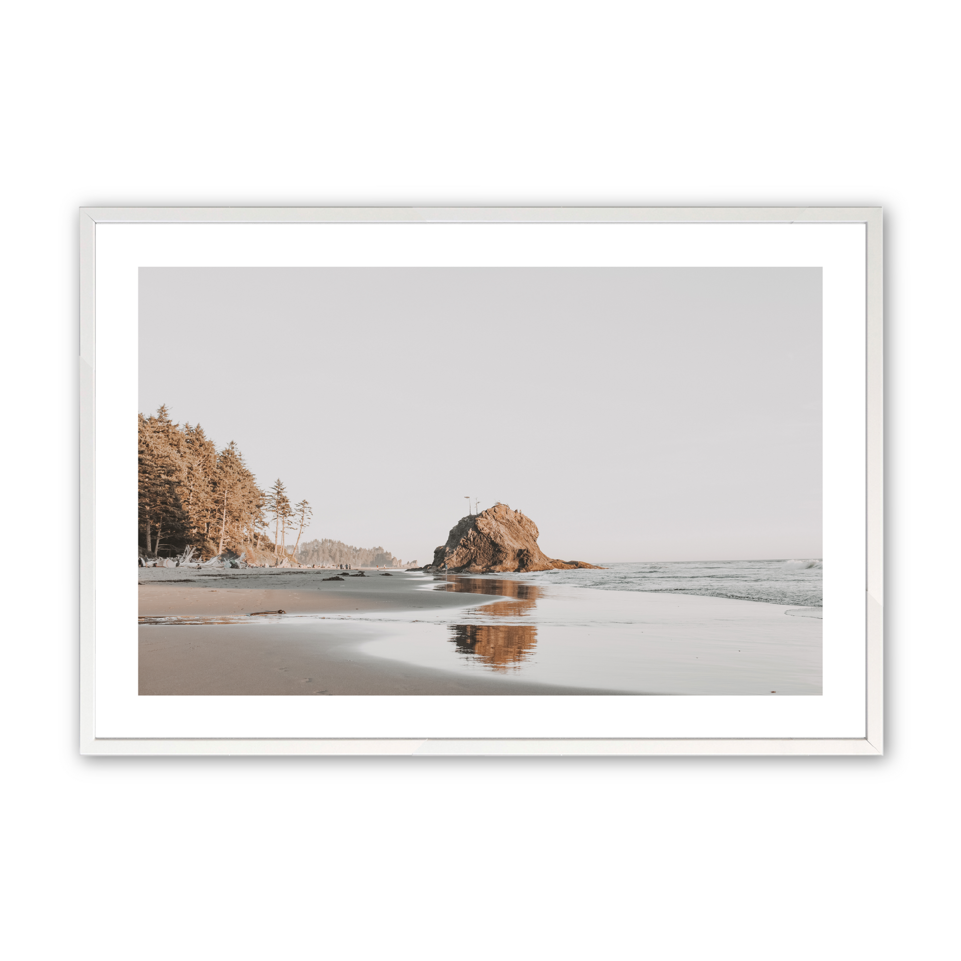 [Color:Opaque White], Art in our Opaque White wood frame