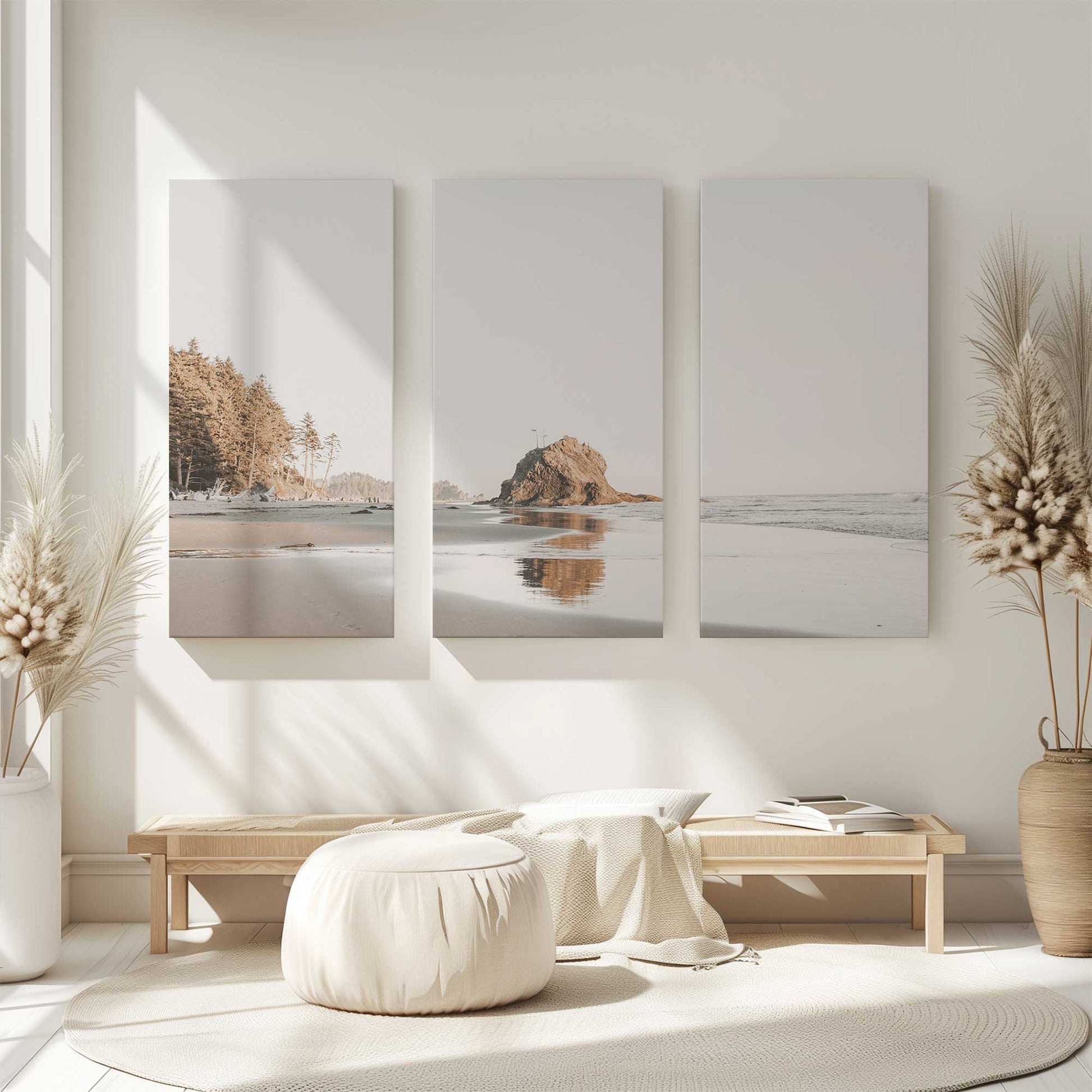 [Color:Stretched Canvas], Picture of art in a room