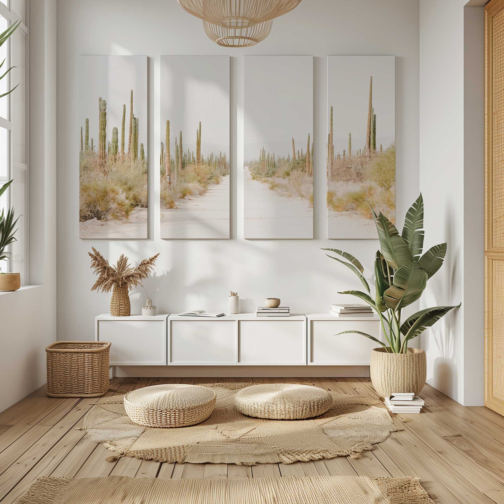 [Color:Stretched Canvas], Picture of art in a room