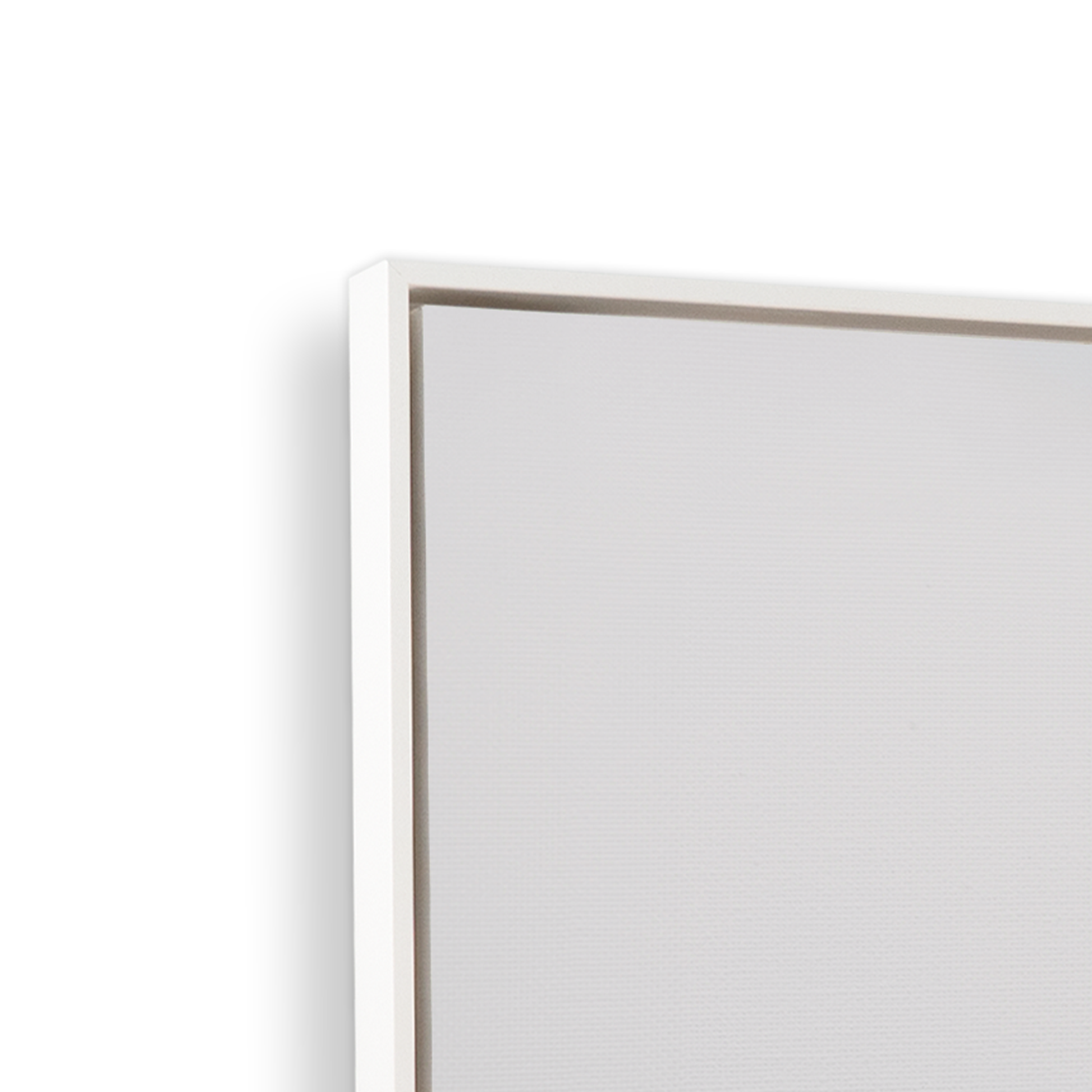 [color:Satin White], Picture of the corner of the frame