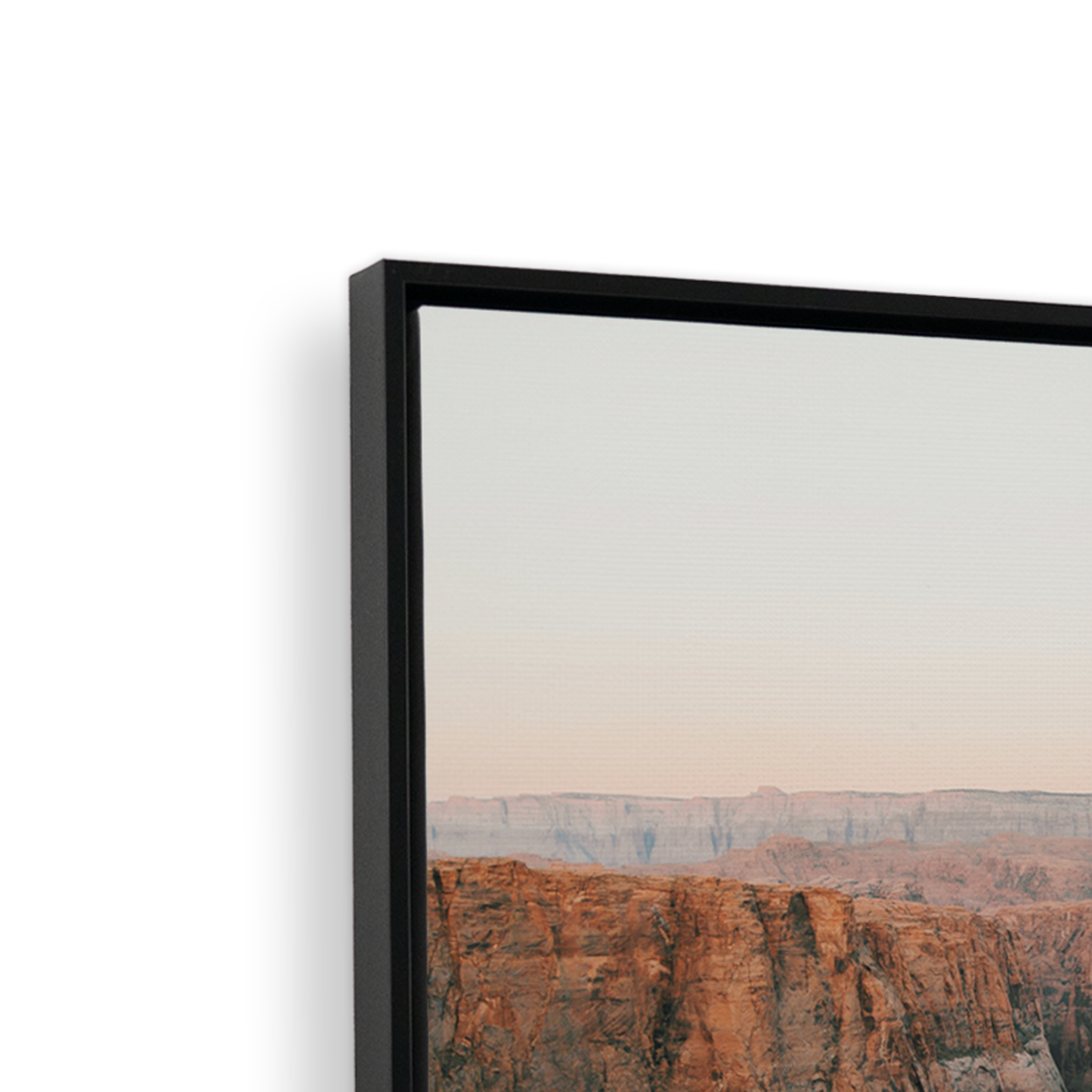 [color:Satin Black], Picture of the corner of the frame