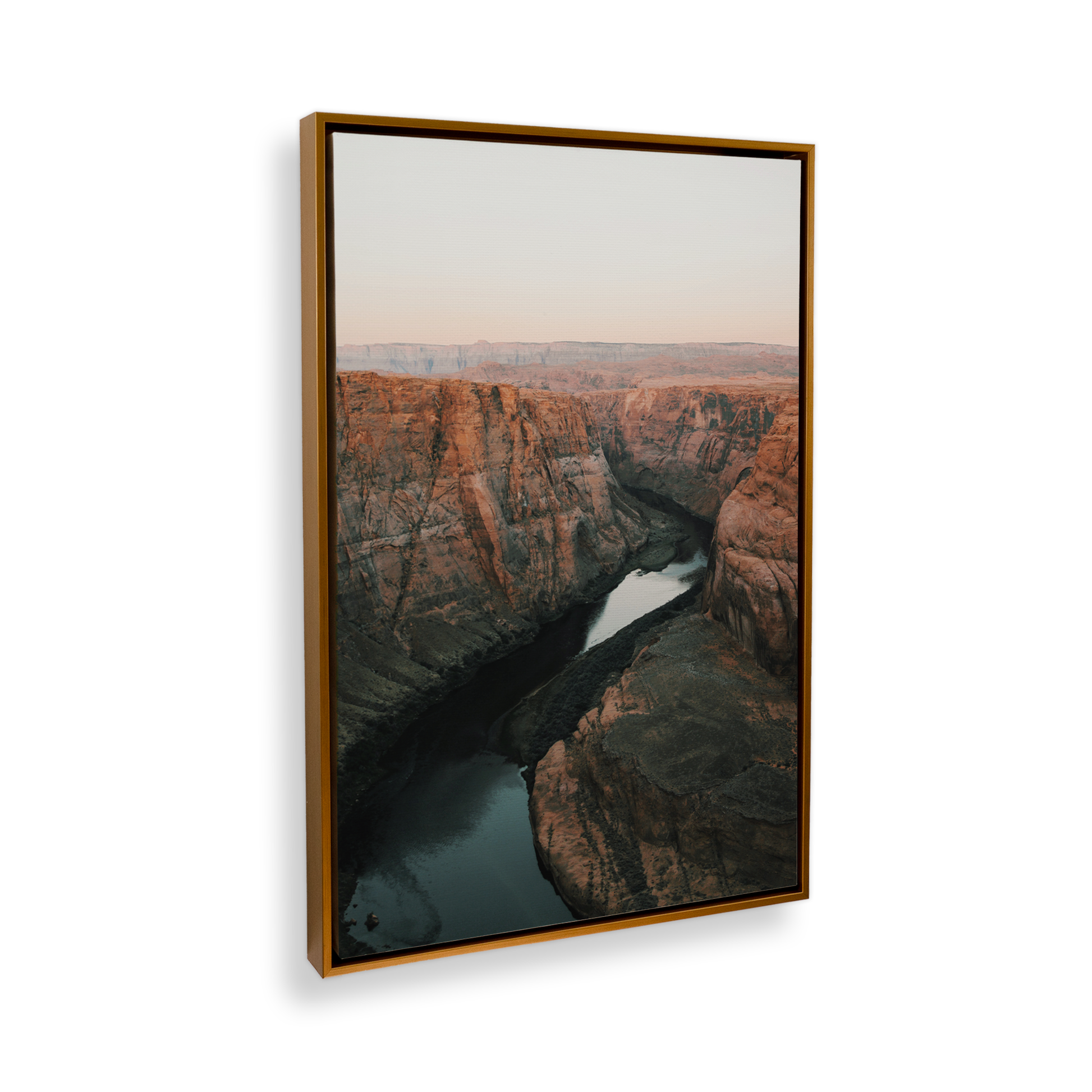 [color:Polished Gold], Picture of art in frame