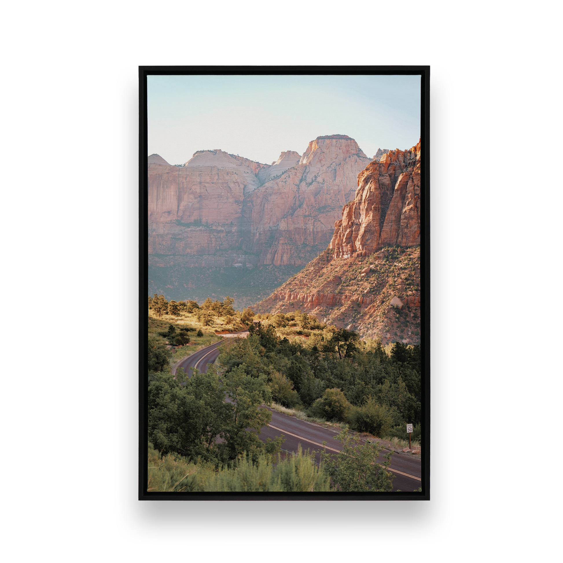 [color:Satin Black], Picture of art in frame