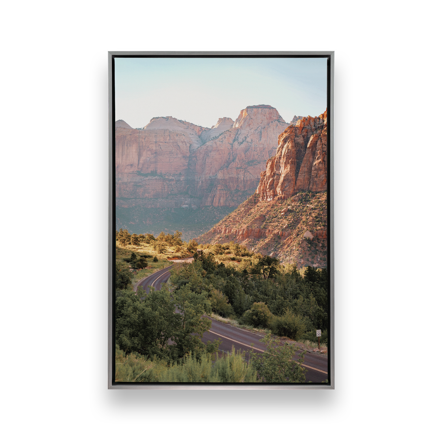 [color:Polished Chrome], Picture of art in frame