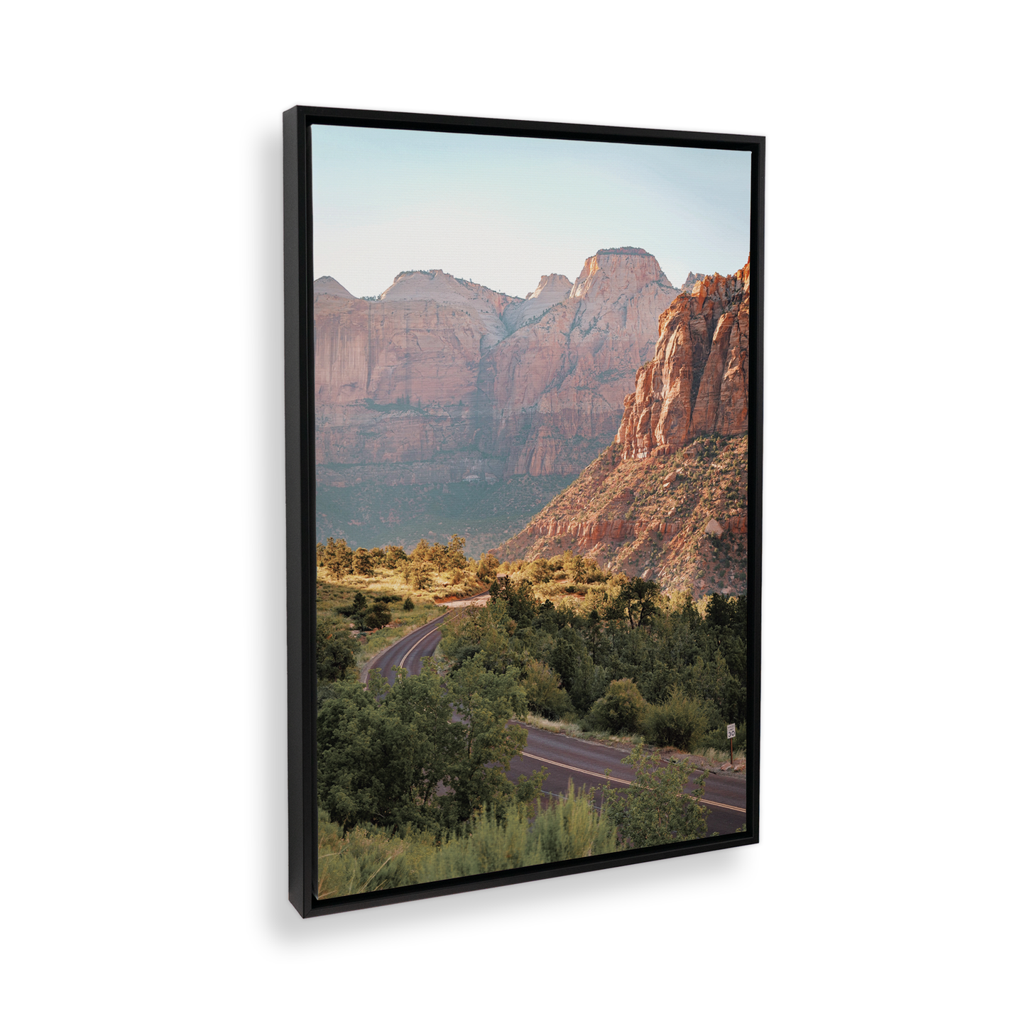 [color:Satin Black], Picture of art in frame