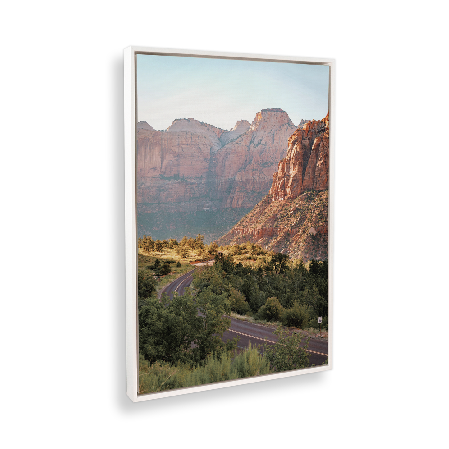 [color:Satin White], Picture of art in frame