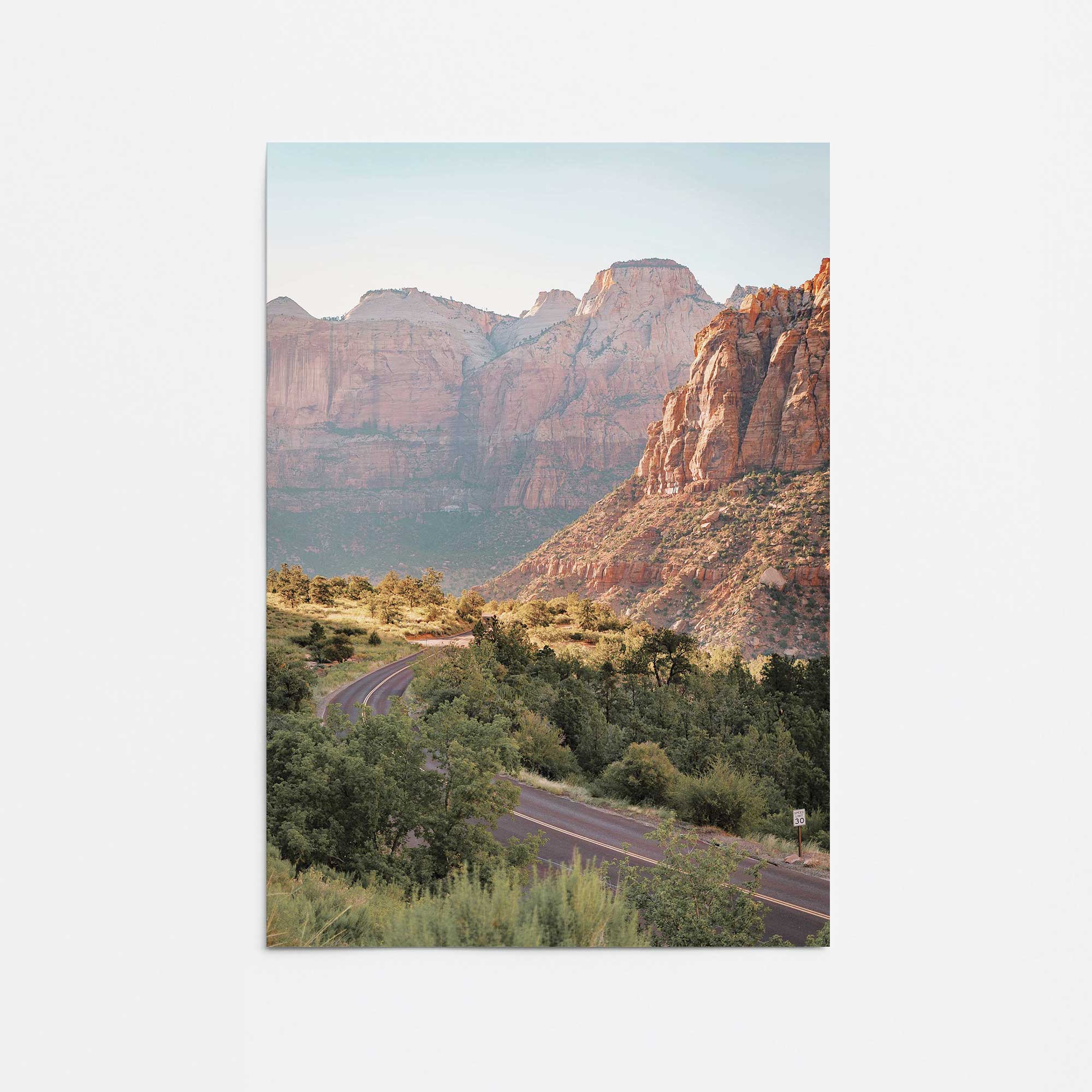 mountain roads poster