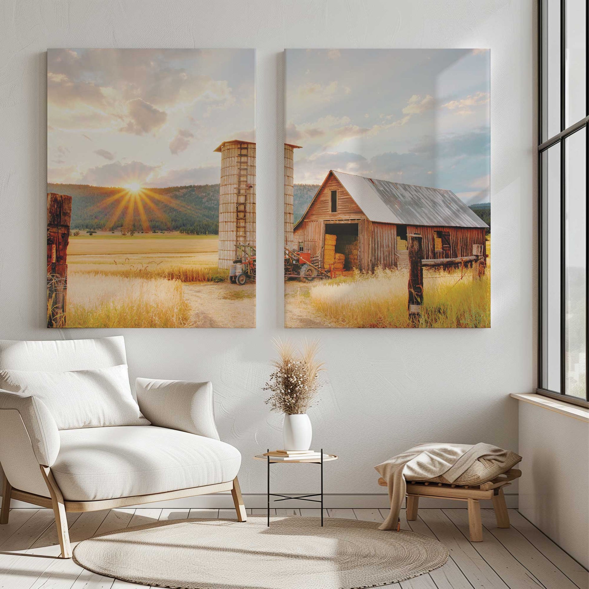 [Color:Stretched Canvas], Picture of art in a room